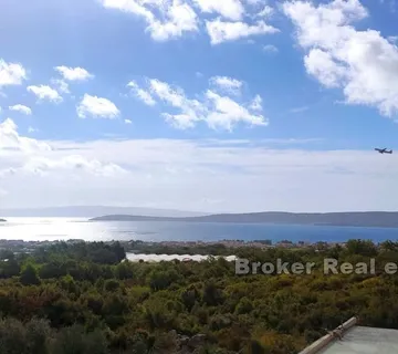Prostrano građevinsko zemljište s pogledom na more - Kaštel Štafilić, Kaštela