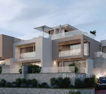 Novosagrađena kuća u nizu s otvorenim pogledom na more - Vodice