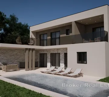 Moderna vila s bazenom i visokom razinom privatnosti - Rovinj