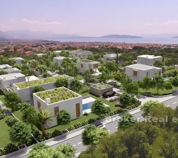 Prostrano građevinsko zemljište s projektom - Kaštel Štafilić, Kaštela