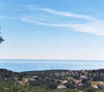 Građevinsko zemljište s pogledom na more - Vis