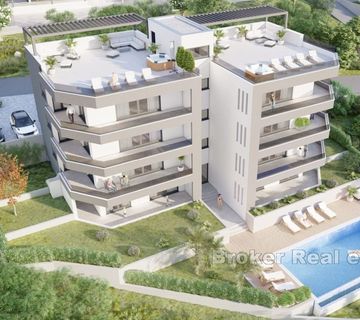 Apartmani u izgradnji s bazenom i pogledom na more - cover