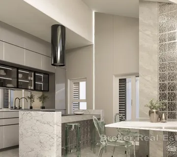 Trosoban penthouse stan s panoramskim pogledom na more - Žedno, Trogir