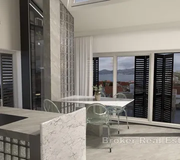 Prostran penthouse stan s pogledom na more - Žedno, Trogir