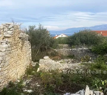 Zemljište sa građevinskom dozvolom - Brač, Brač