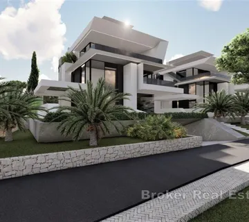 Penthouse s krovnom terasom i otvorenim pogledom na more - Krk
