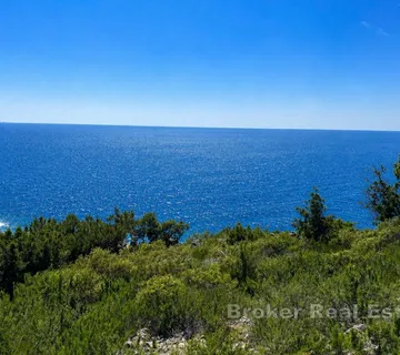 Građevinsko zemljište s panoramskim pogledom na more - Hvar
