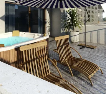 Apartman u novogradnji na Čiovu s pogledom na more - Žedno, Trogir