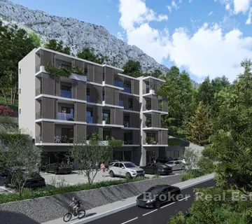 Moderni trosobni apartmani s pogledom na more - Omiš