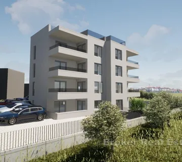 Moderan dvosoban penthouse stan s krovnom terasom - Žedno, Trogir