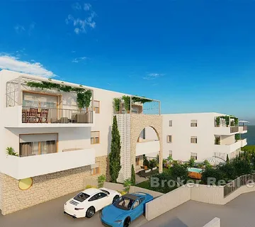 Apartmani u izgradnji s pogledom na more - Žedno, Trogir