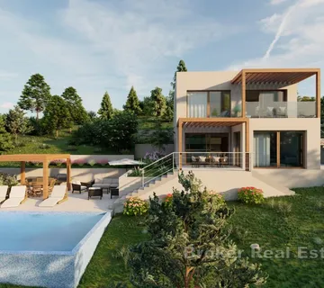 Građevinsko zemljište s projektom vile na odličnoj lokaciji - Hvar