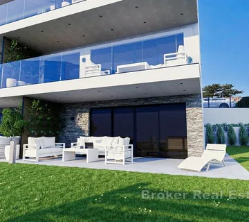 Dva apartmana s pogledom na more u novogradnji - Krk