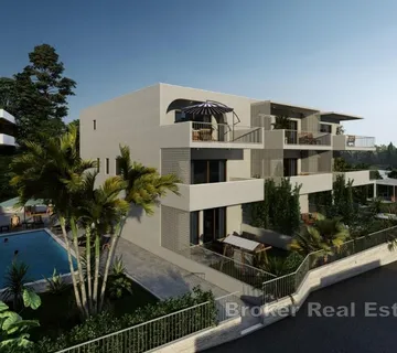 Apartman u novogradnji na Čiovu s pogledom na more - Žedno, Trogir