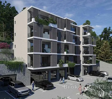 Moderan dvosobni apartman s pogledom na more - Omiš