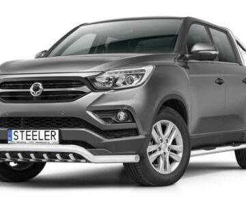 Bull bar - Steeler - NISKI VILE - CROM- SSANGYONG MUSSO 2018-2021 - cover