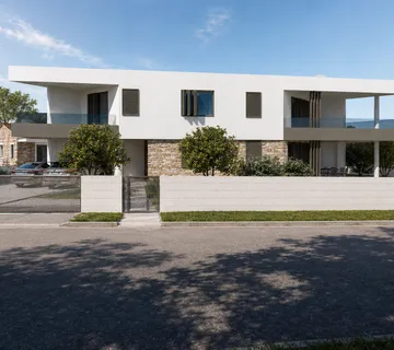 Hrvatsk, Zadar, Nin - Atraktivno građevinsko zemljište s projektom moderne vile i bazenom u Ninskim Stanovima kod Nina - Ninski Stanovi, Nin