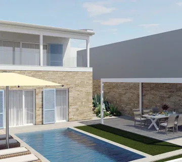 Starigrad, samostojeća vila 128 m2, s bazenom, drugi red do mora - Starigrad Paklenica
