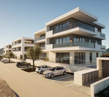 Hrvatska, Zadar, Vinjerac – apartman s 2 spavaće sobe, velikom lođom i pogledom na more, 450 m do plaže, na 1. katu, B3 - cover