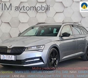 Škoda Superb Combi 2.0TDI Sportline MATRIX VIRTUAL RADAR DCC Pro - cover