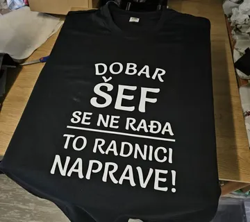 Majica za šefa i šeficu - cover