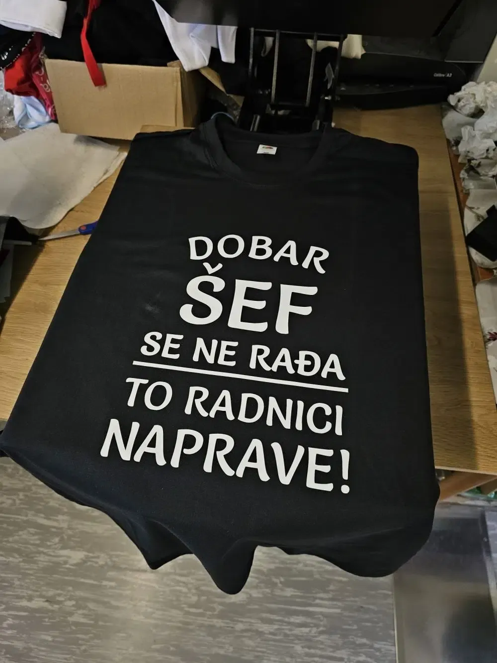 Majica za šefa i šeficu - cover