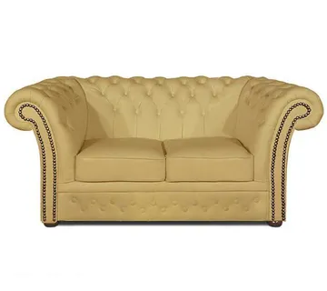 Chesterfield Dvosjed Winfield Basic Luxe Leather | 2-sjedišta | Ivory - cover