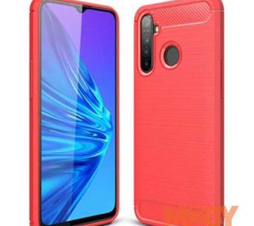 REALME 6I CRVENA CARBON PREMIUM MASKA - cover