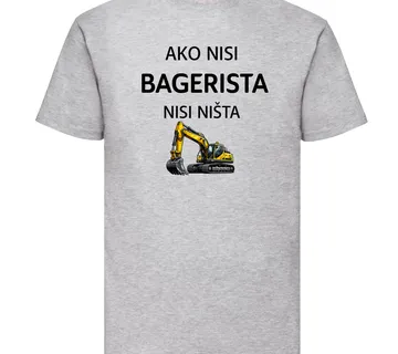 Majica ako nisi bagerista - cover