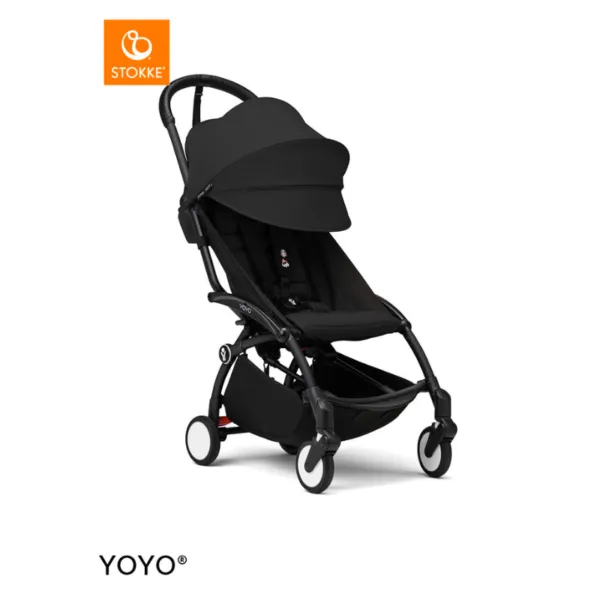 YOYO³ Kolica 6+ Black – Crni Okvir - cover