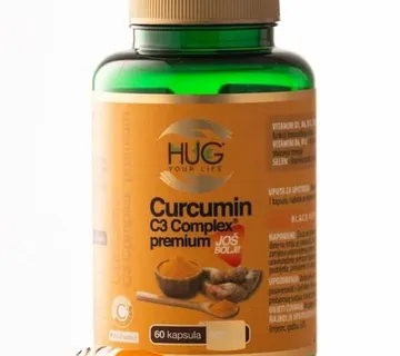 HUG CURCUMIN C3 COMPLEX PREMIUM 60 KAPS - cover