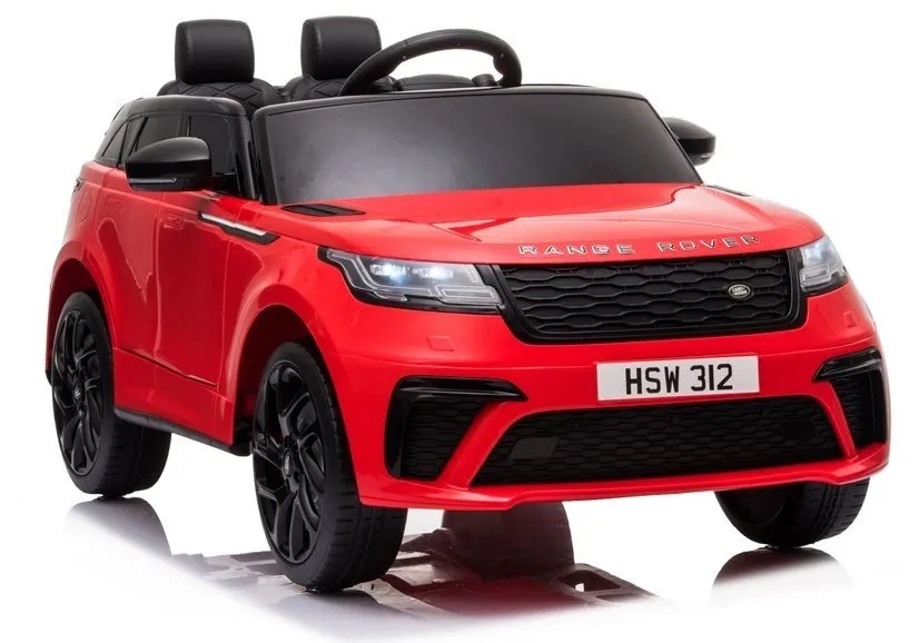 Licencirani auto na akumulator Range Rover - crveni/lakirani - cover