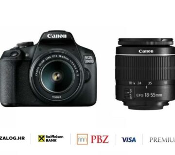 CANON EOS 2000D + EF-S 18-55 IS II ***DO 24 RATE***R1! NOVO! - cover