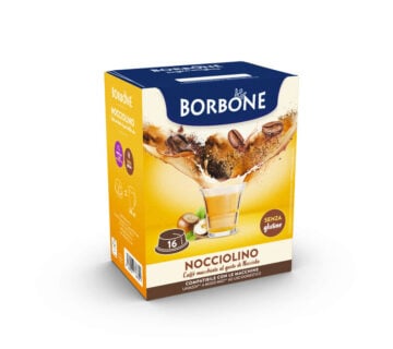 Borbone A Modo Mio NOCCIOLINO cappuccino s okusom lješnjaka - cover