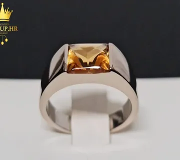 CARTIER TANK CITRINE RING / R1, RATE ! - cover