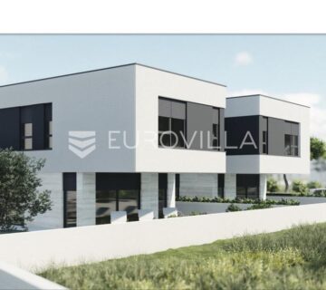 Medulin, novogradnja, dvojna kuća  oznake A - 120 m2 s vrtom u mirnom kvartu - cover