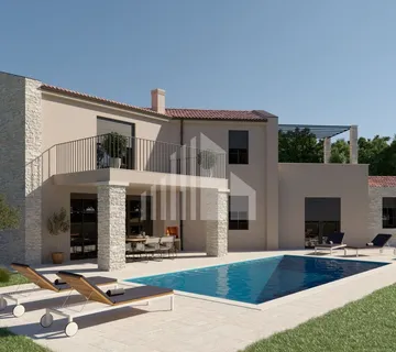 Kuća Poreč - okolica, novogradnja, DB+3SS, 3VPM, mediteranski stil - cover