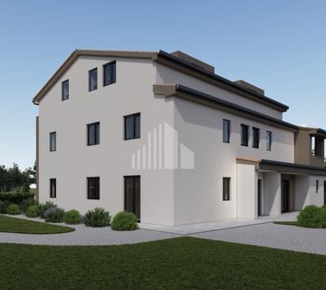 Stan na 1. katu sa spremištem 68.50 m2 u zgradi u izgradnji i PM - cover