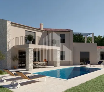 Kuća Poreč - okolica, novogradnja, DB+3SS, 3VPM, mediteranski stil - cover