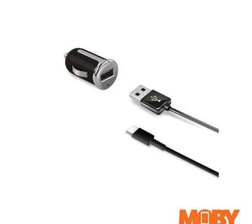 CELLY AUTO PUNJAČ USB-C 2.4A CRNI - cover