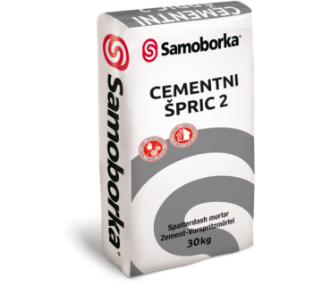 SAMOBORKA CEMENTNI ŠPRIC 2 mm – 30 kg - cover