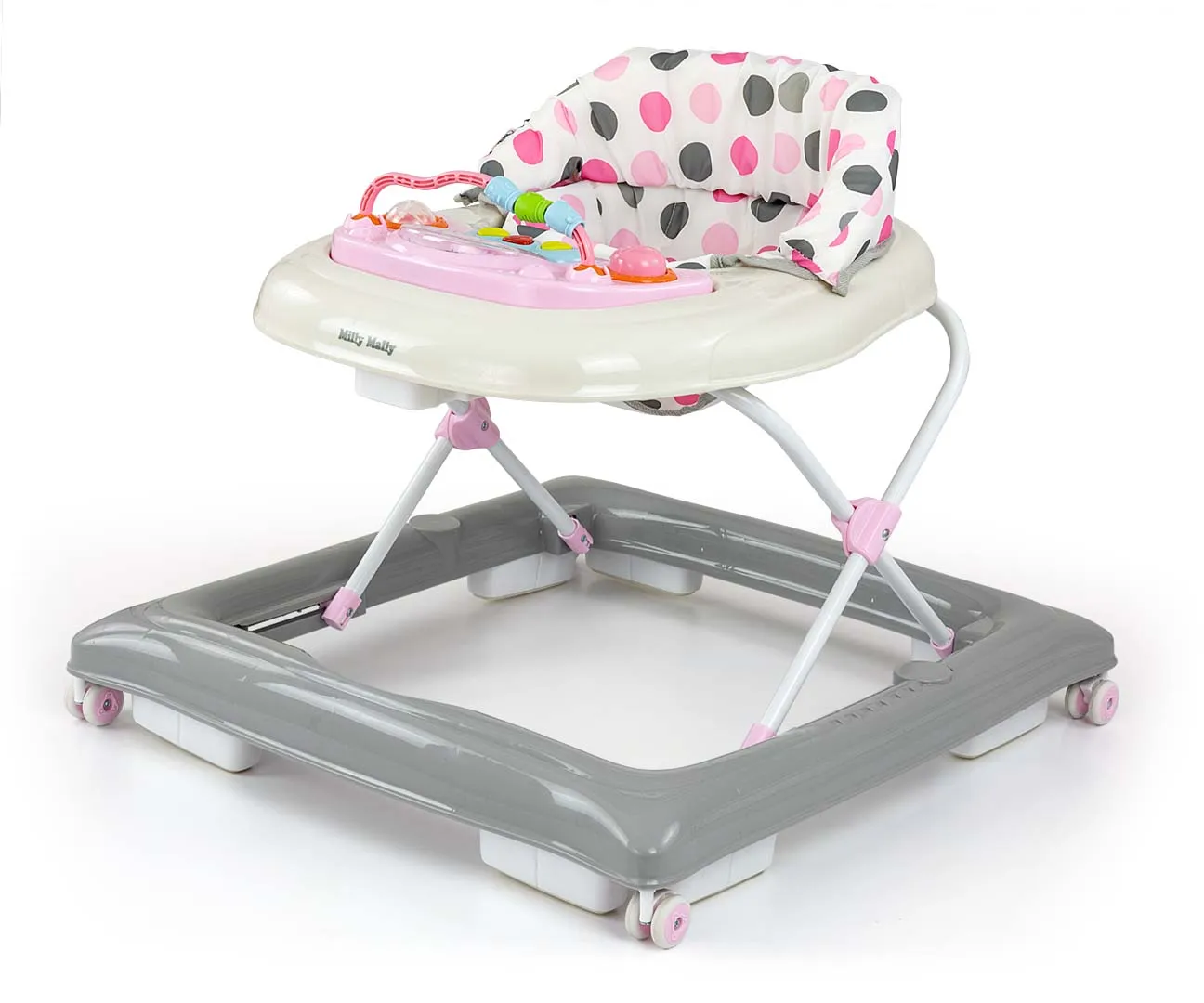 Milly Mally hodalica Patrol točkice roze - cover