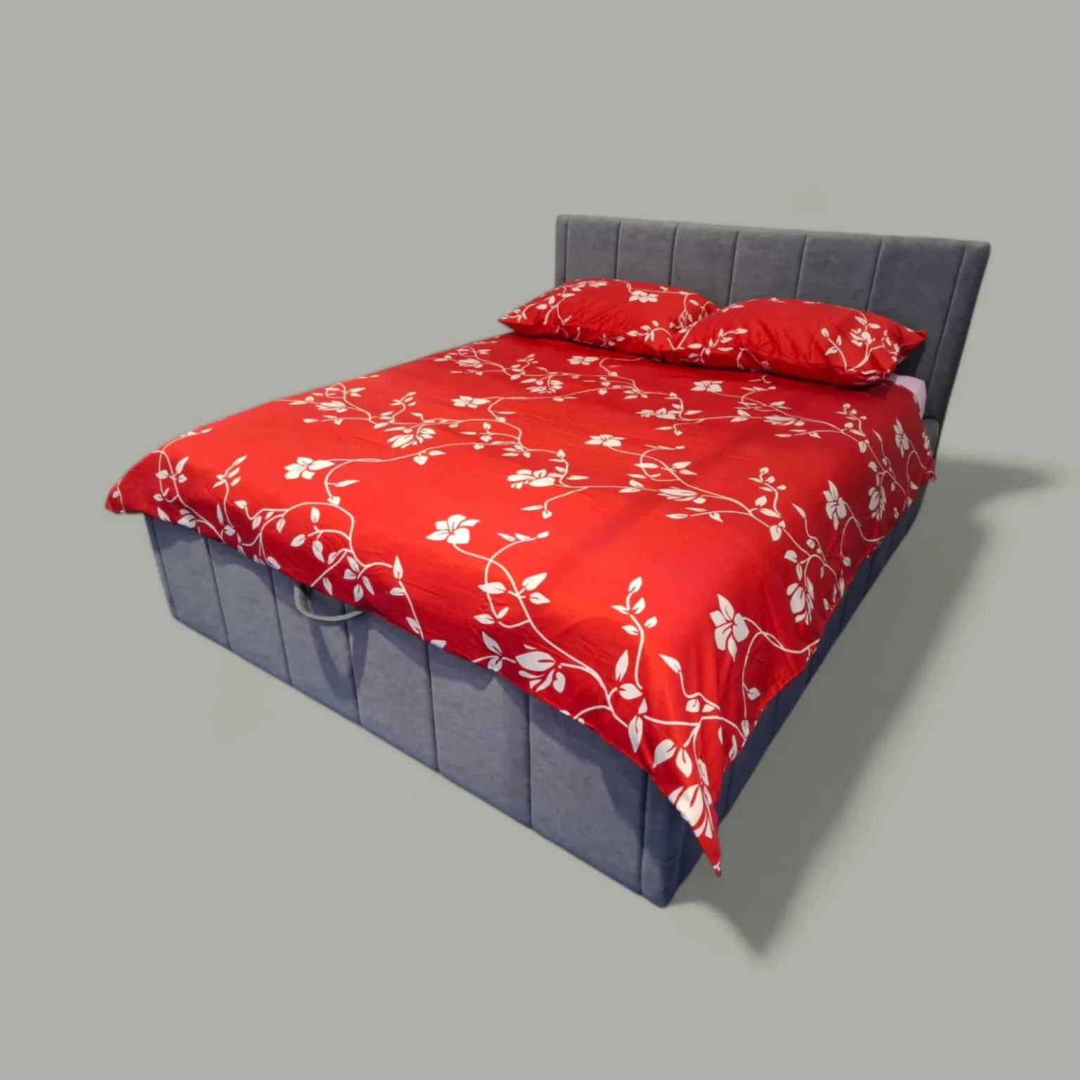 Posteljina 200×200 ”Crveni saten” - cover