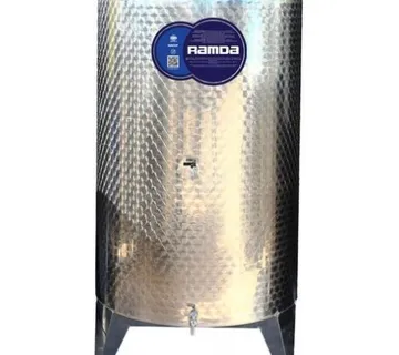 Posuda INOX EZVK-1000L za vino, 2x slavine 1",1x 3/8" - cover