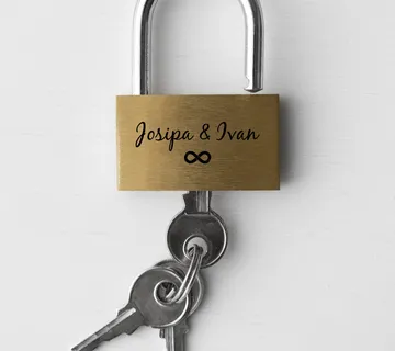 Personalizirani lokot za zaljubljene - cover