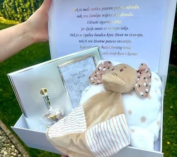 Poklon paket za krštenje “Nježnost u srebru” - cover