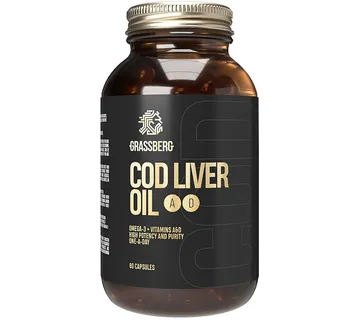 Grassberg Cod Liver Oil 60 Kapsula - Zagreb