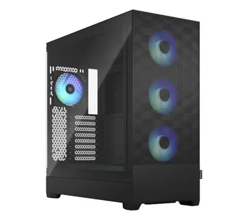 Fractal Pop XL Air RGB Black TG Clear Tint - cover