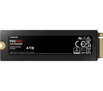 SSD 4TB Samsung 990 PRO M.2 NVMe + HS MZ-V9P4T0CW - cover