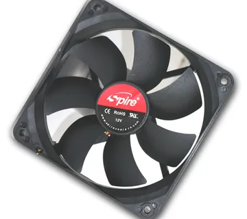 Spire hlad. 120x120x25, 12V, 3pin sleeve - cover